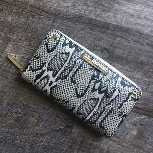 Gold and snakeskin Rebecca Minkoff wallet